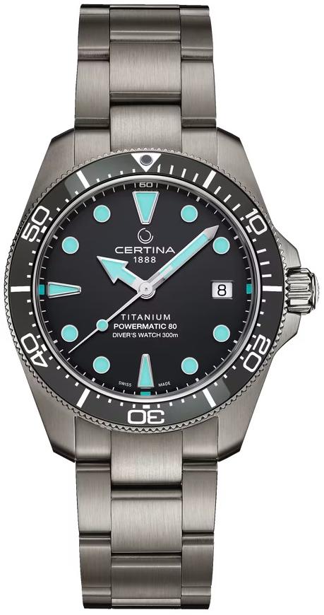 DS Action Diver Titanium 38mm Powermatic 80 Certina C048.807.44.081.00 