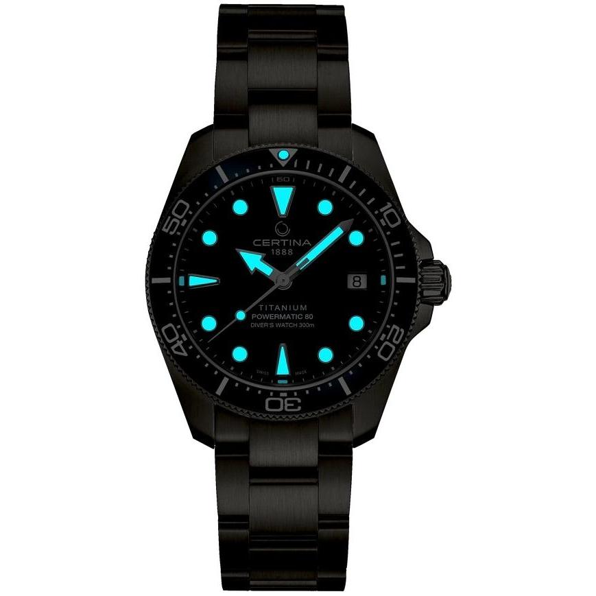DS Action Diver Titanium 38mm Powermatic 80 Certina C048.807.44.081.00 - hover