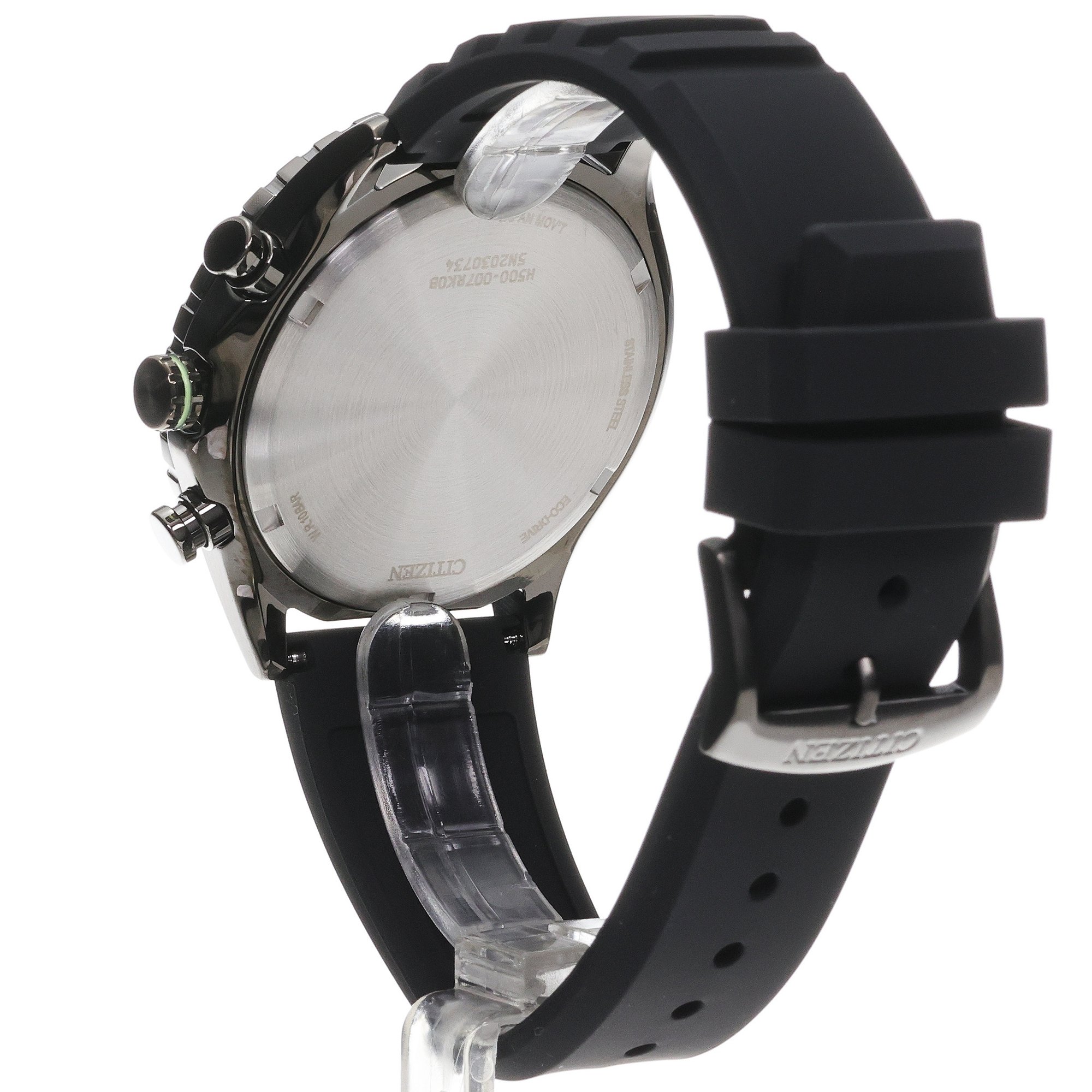 Citizen AT2565-05E zegarek czarny sportowy Ecodrive pasek