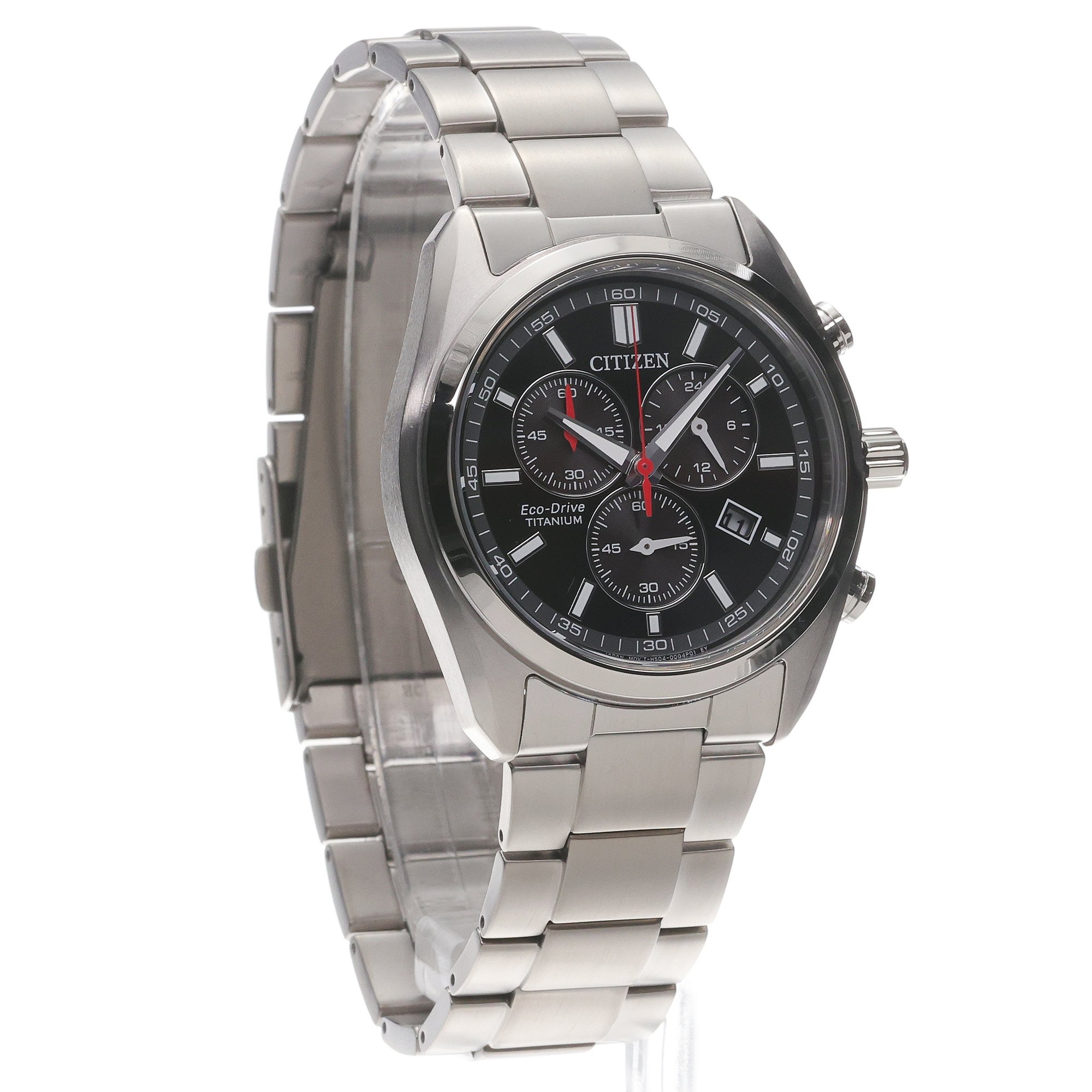 Citizen AT2590-59E zegarek srebrny sportowy Ecodrive bransoleta - miniatura 3
