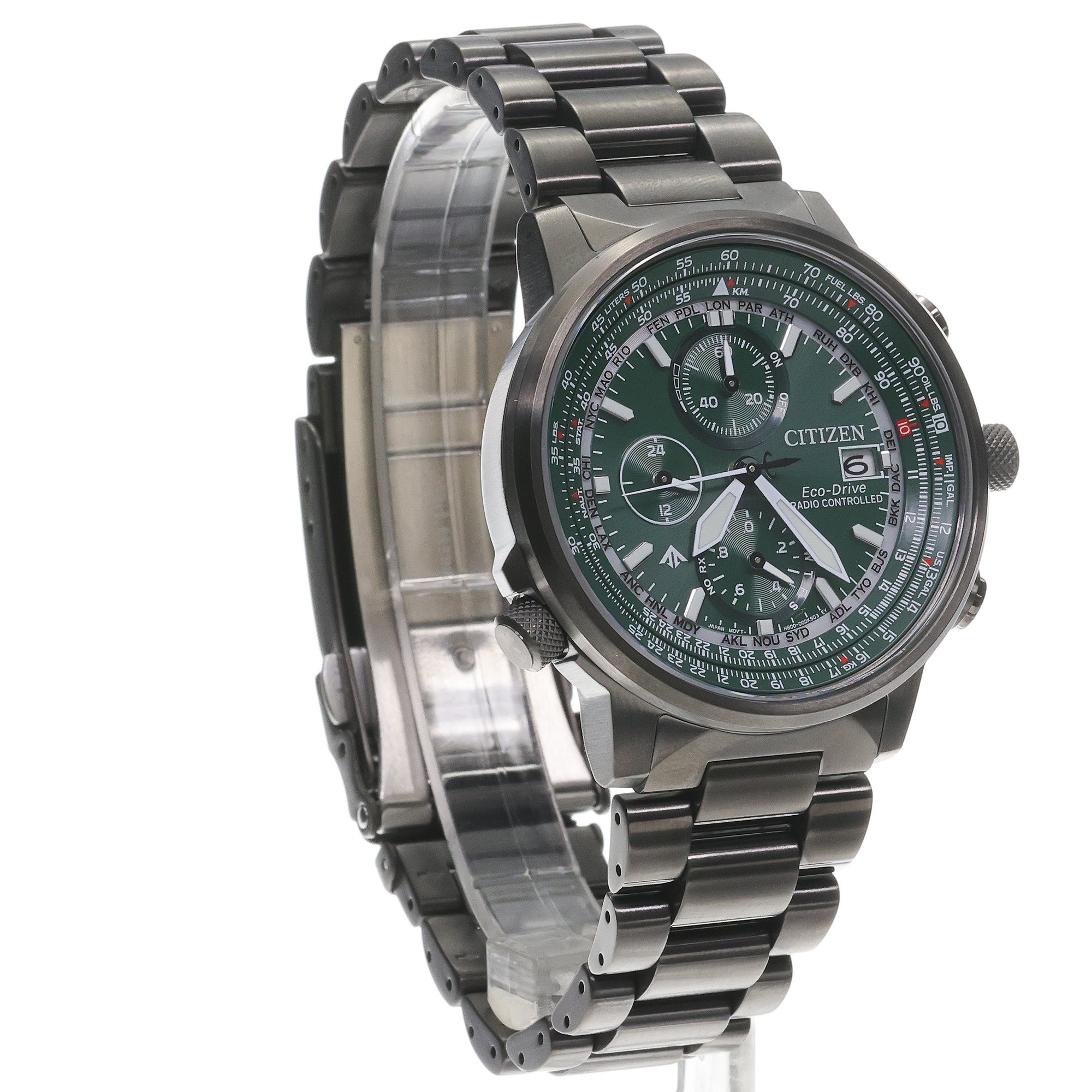 Citizen AT8304-57W Sky Promaster sportowy zegarek szary