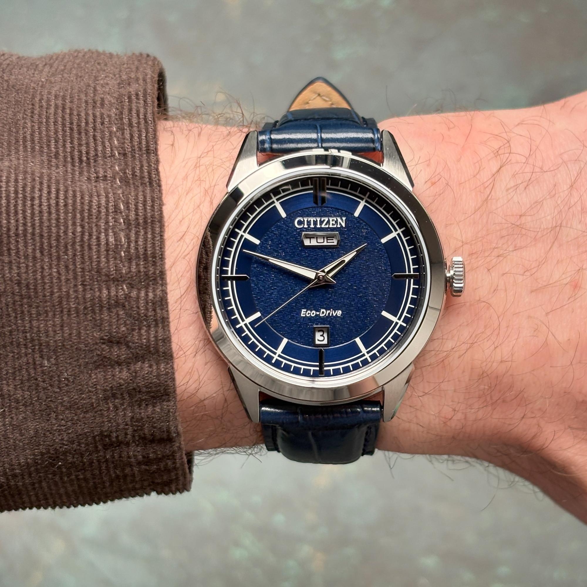 Citizen AW0151-00LC Elegance Elegance Classic Day-Date Eco-Drive zegarek męski klasyczny mineralne