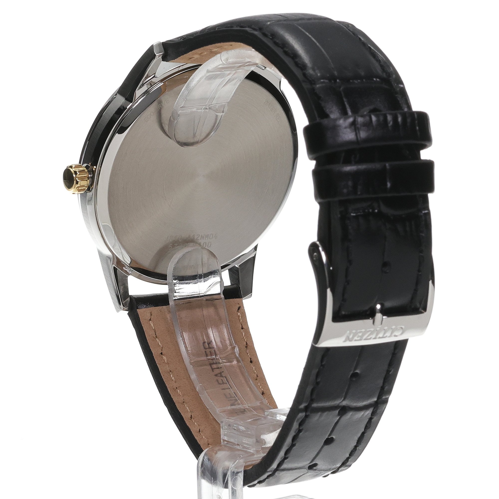 Citizen AW1784-16E zegarek srebrny klasyczny Ecodrive pasek - miniatura 4