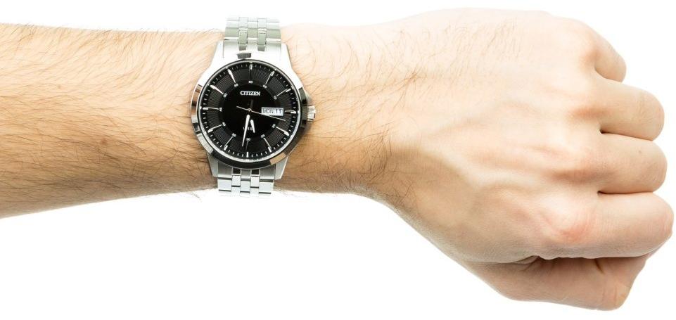 Citizen BF2011-51EC zegarek srebrny klasyczny Leather bransoleta - miniatura 3