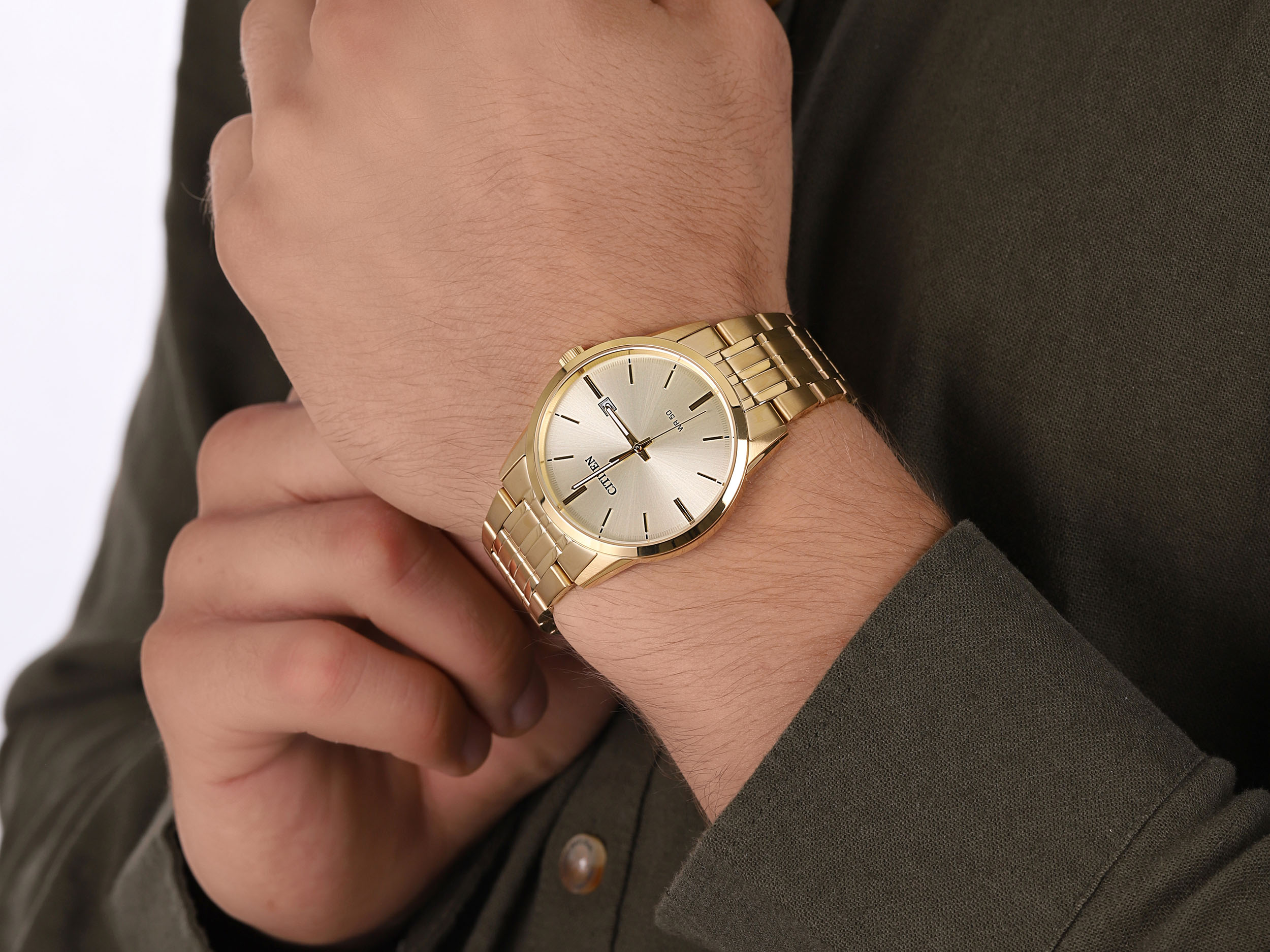 Citizen BI5002-57P męski zegarek Elegance bransoleta