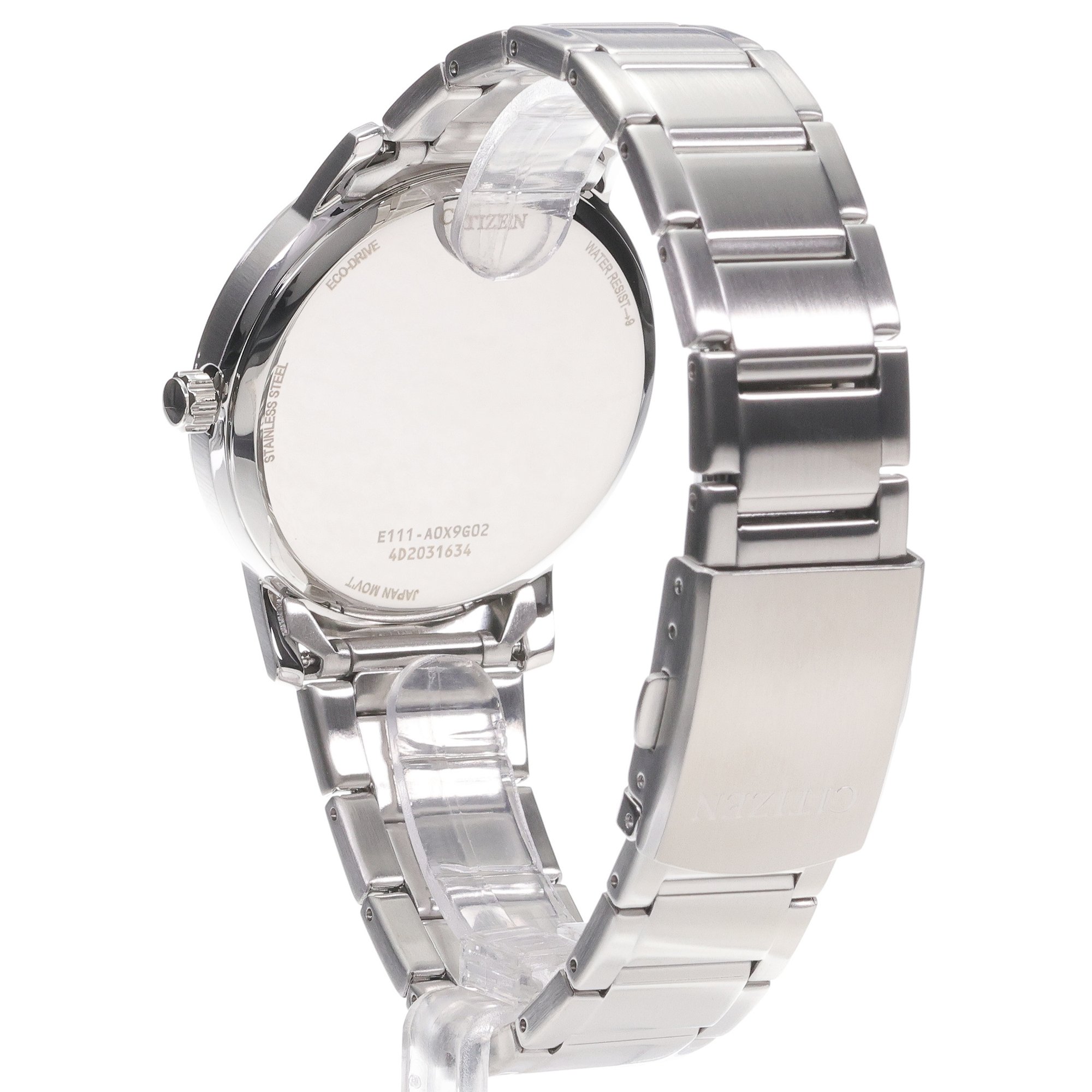 Citizen BM6755-71A zegarek srebrny klasyczny Elegance bransoleta