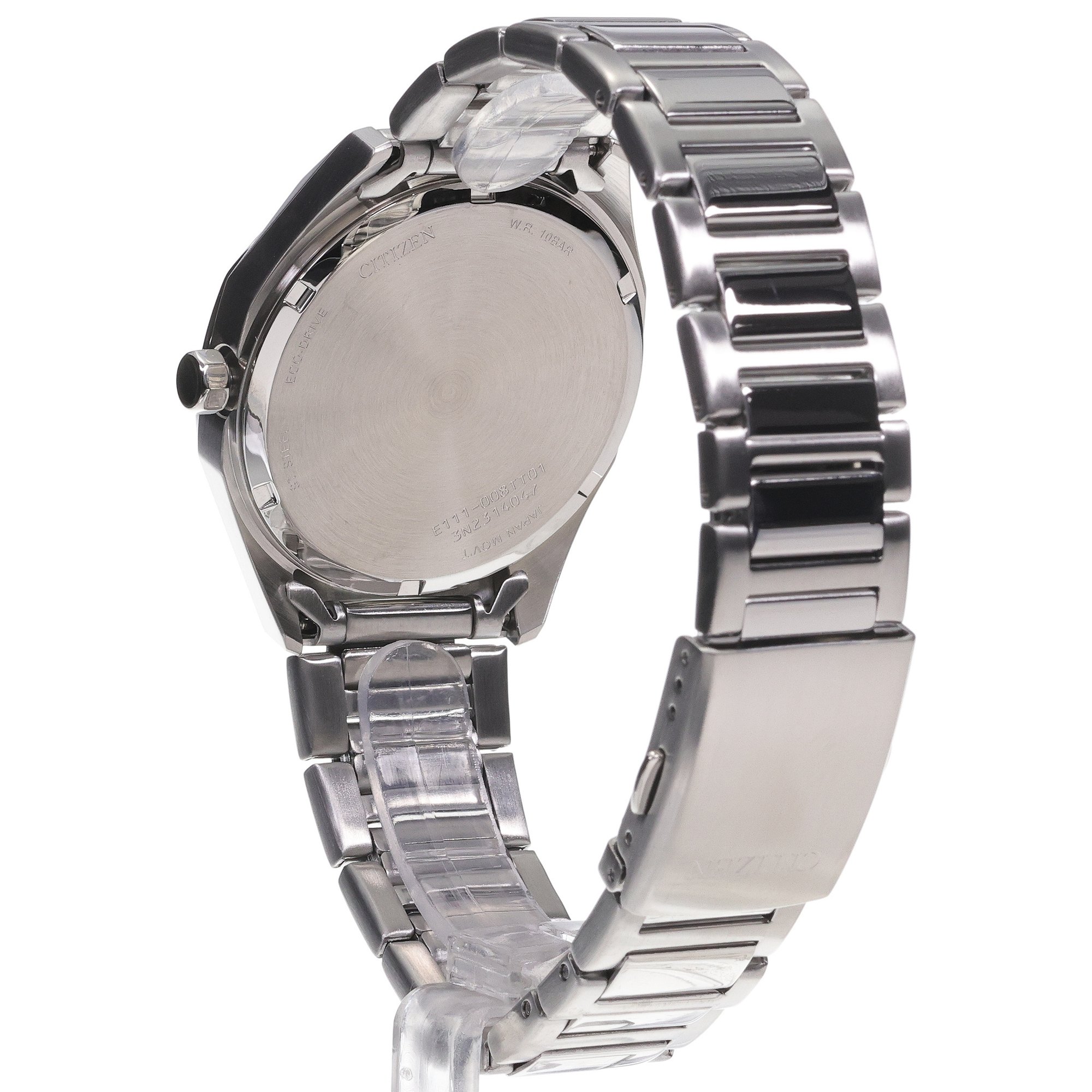 Citizen BM7620-83A zegarek srebrny klasyczny Ecodrive bransoleta