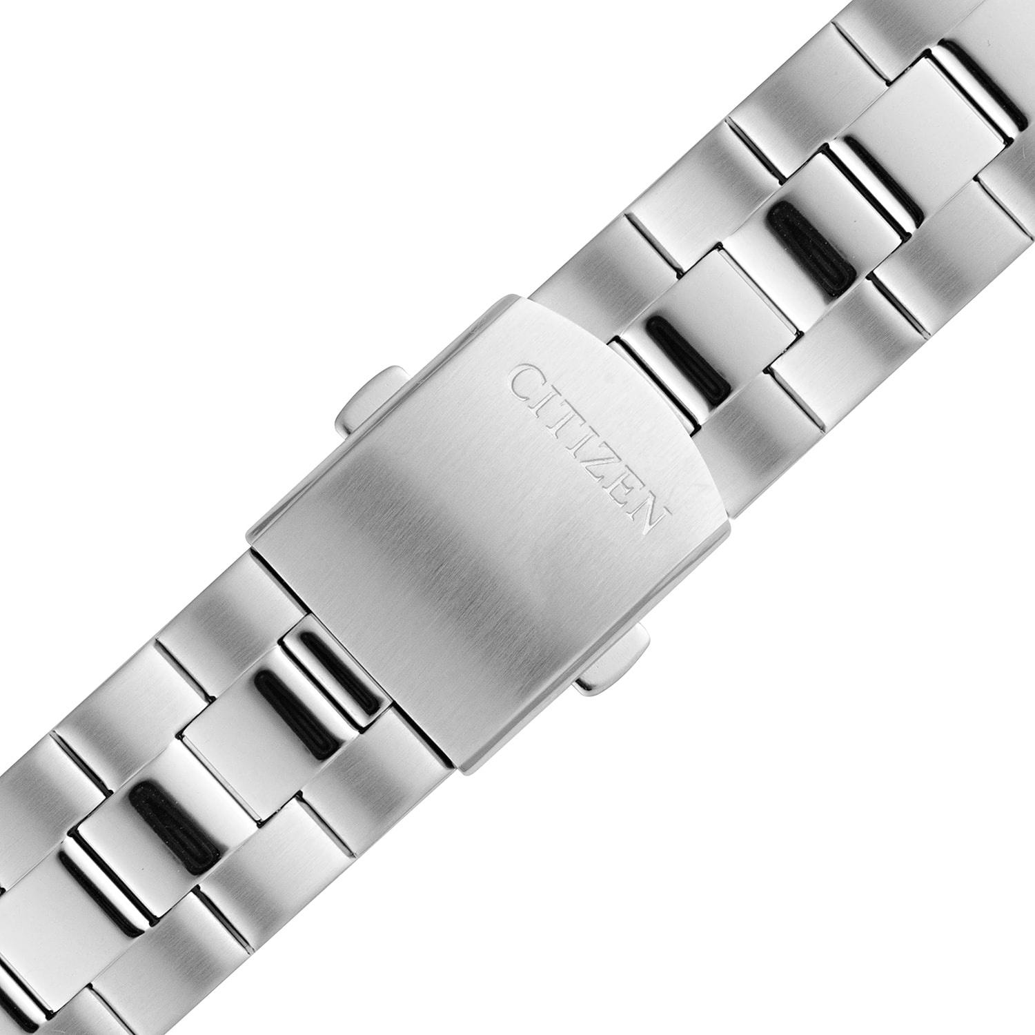 Citizen BM8550-81EC zegarek srebrny klasyczny Ecodrive bransoleta
