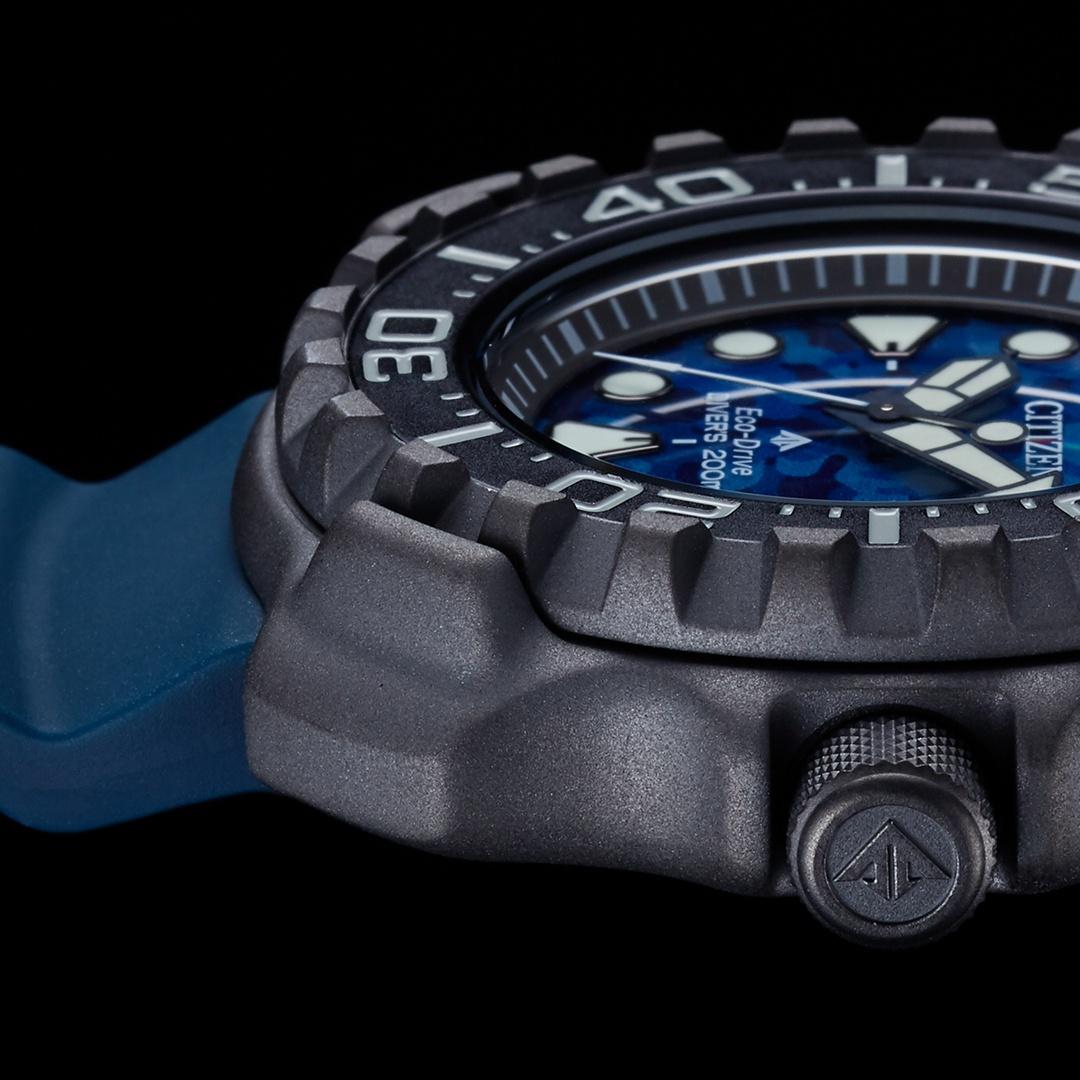 Citizen BN0227-09L zegarek szary sportowy Promaster pasek