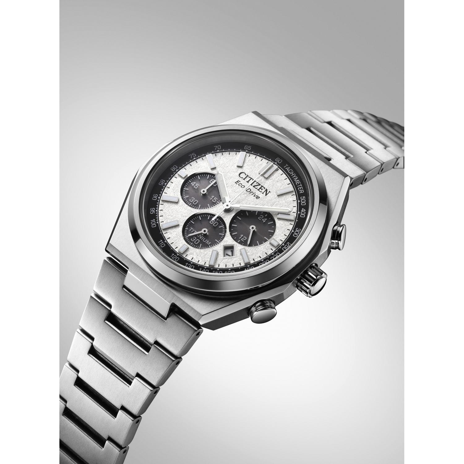 Citizen CA4610-85A Super Titanium Chronograph zegarek sportowy Titanium