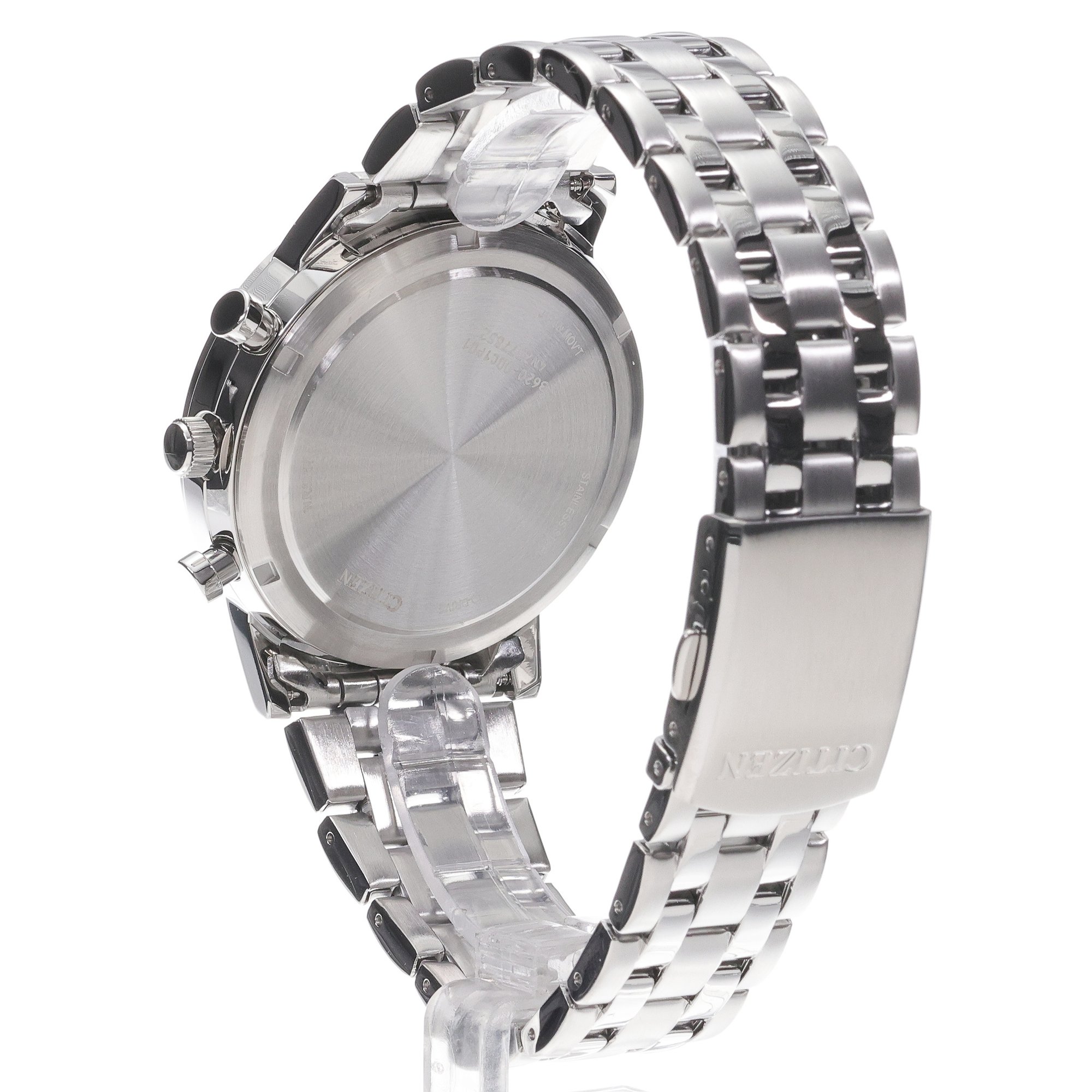 Citizen CA4630-53X zegarek srebrny klasyczny Chrono bransoleta