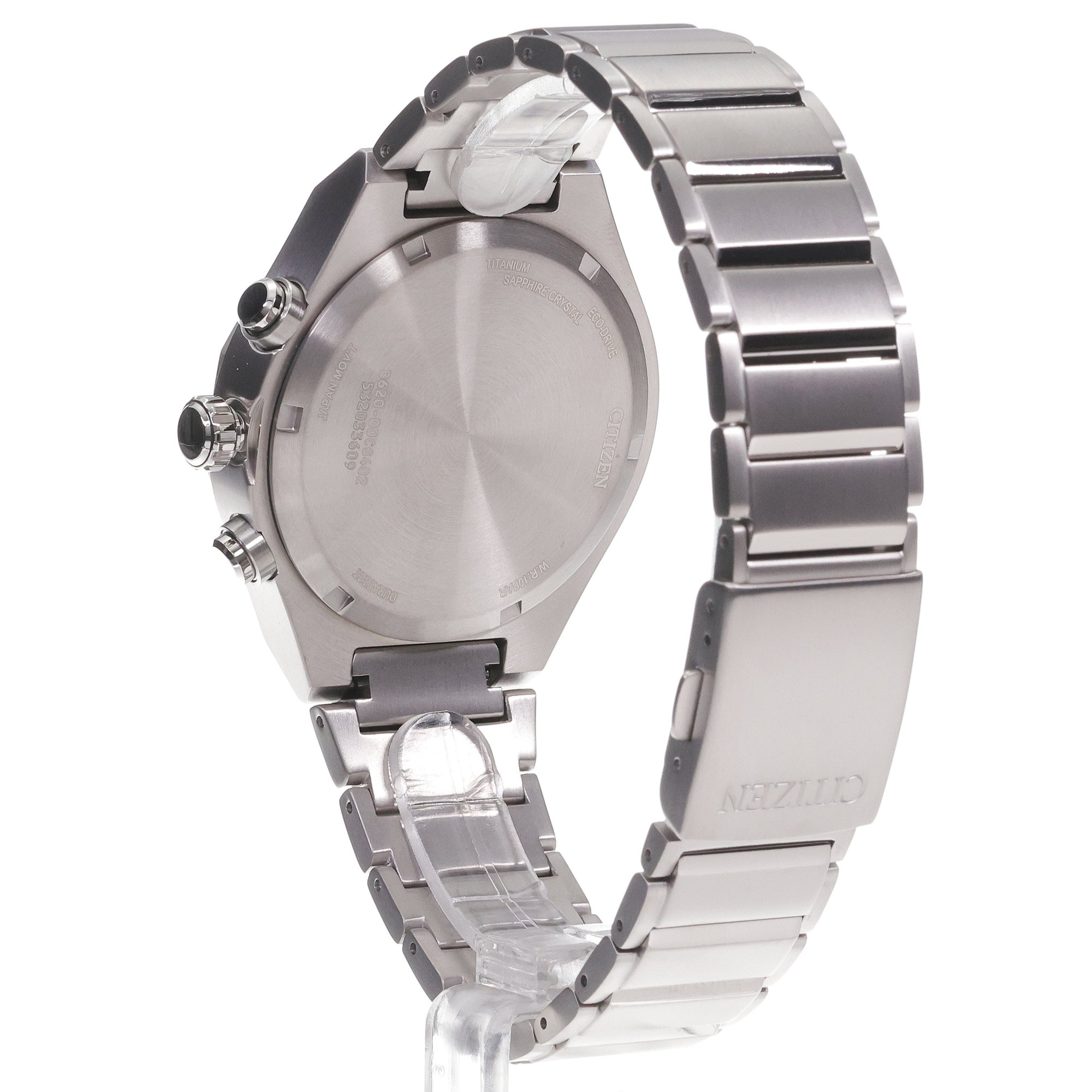 Citizen CA4691-59X zegarek srebrny klasyczny Chrono bransoleta