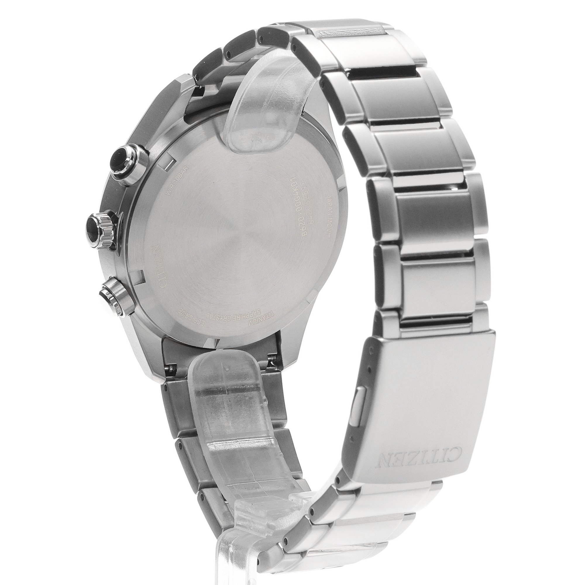 Citizen CA4750-51A zegarek szary sportowy Titanium bransoleta