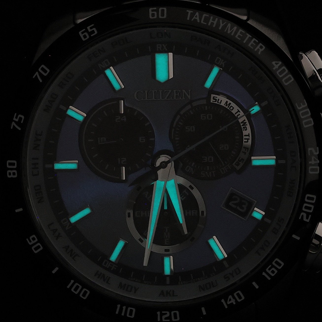 Citizen CB5874-81L zegarek męski Radio Controlled srebrny - miniatura 5