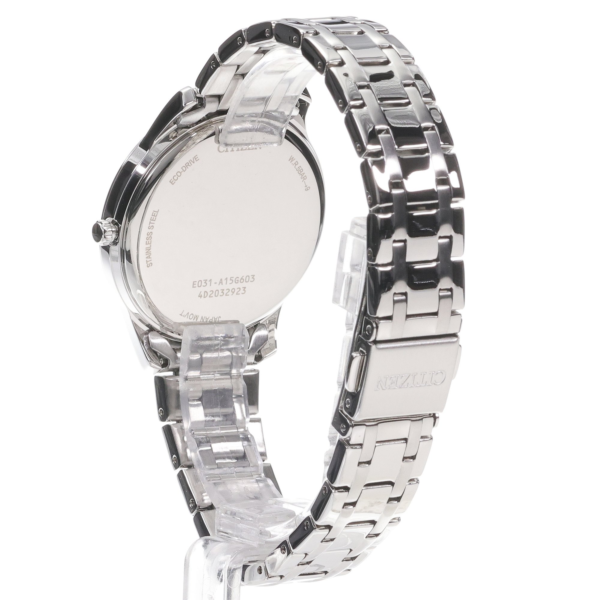 Citizen EM0411-71X zegarek srebrny klasyczny Elegance bransoleta - miniatura 4
