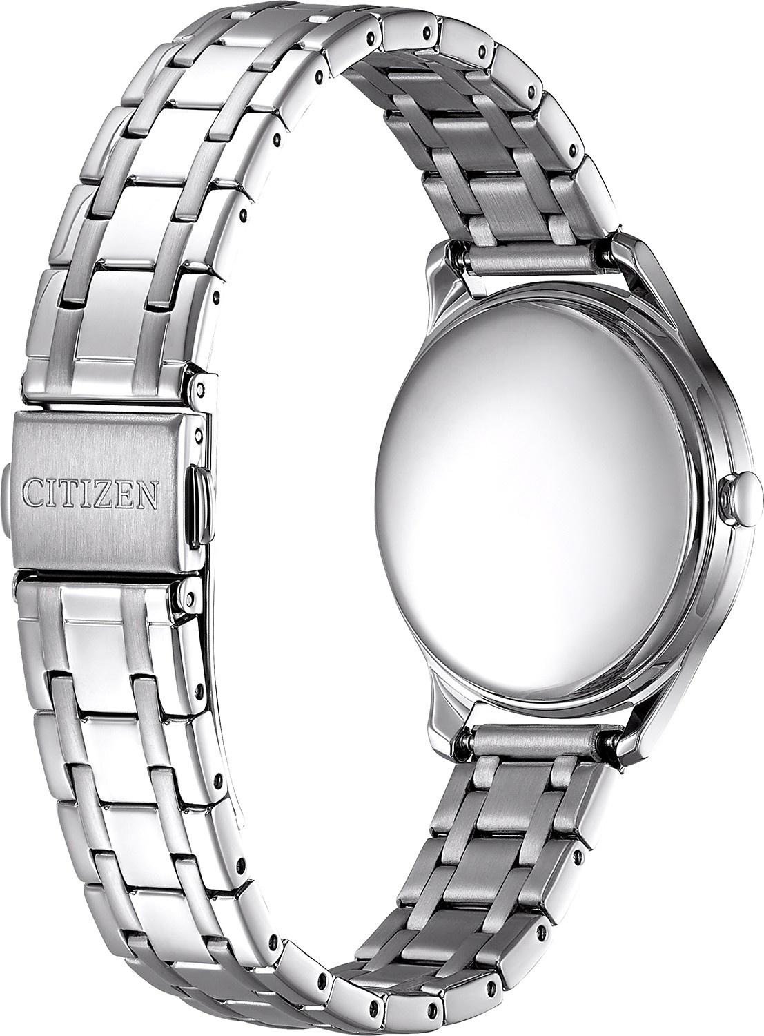 Citizen EM0500-73L zegarek srebrny klasyczny Ecodrive bransoleta - miniatura 3