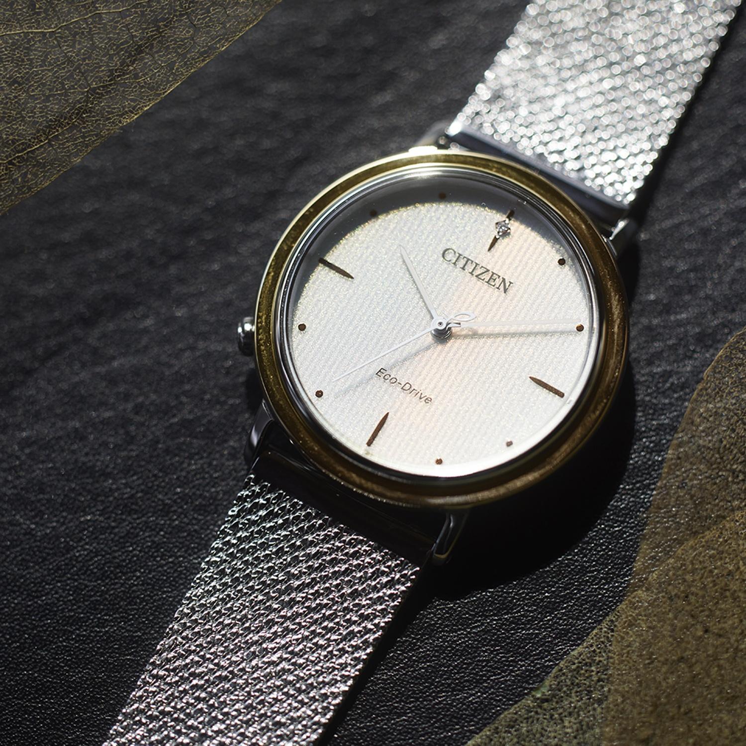 Citizen EM1006-40A zegarek damski klasyczny Lady pasek