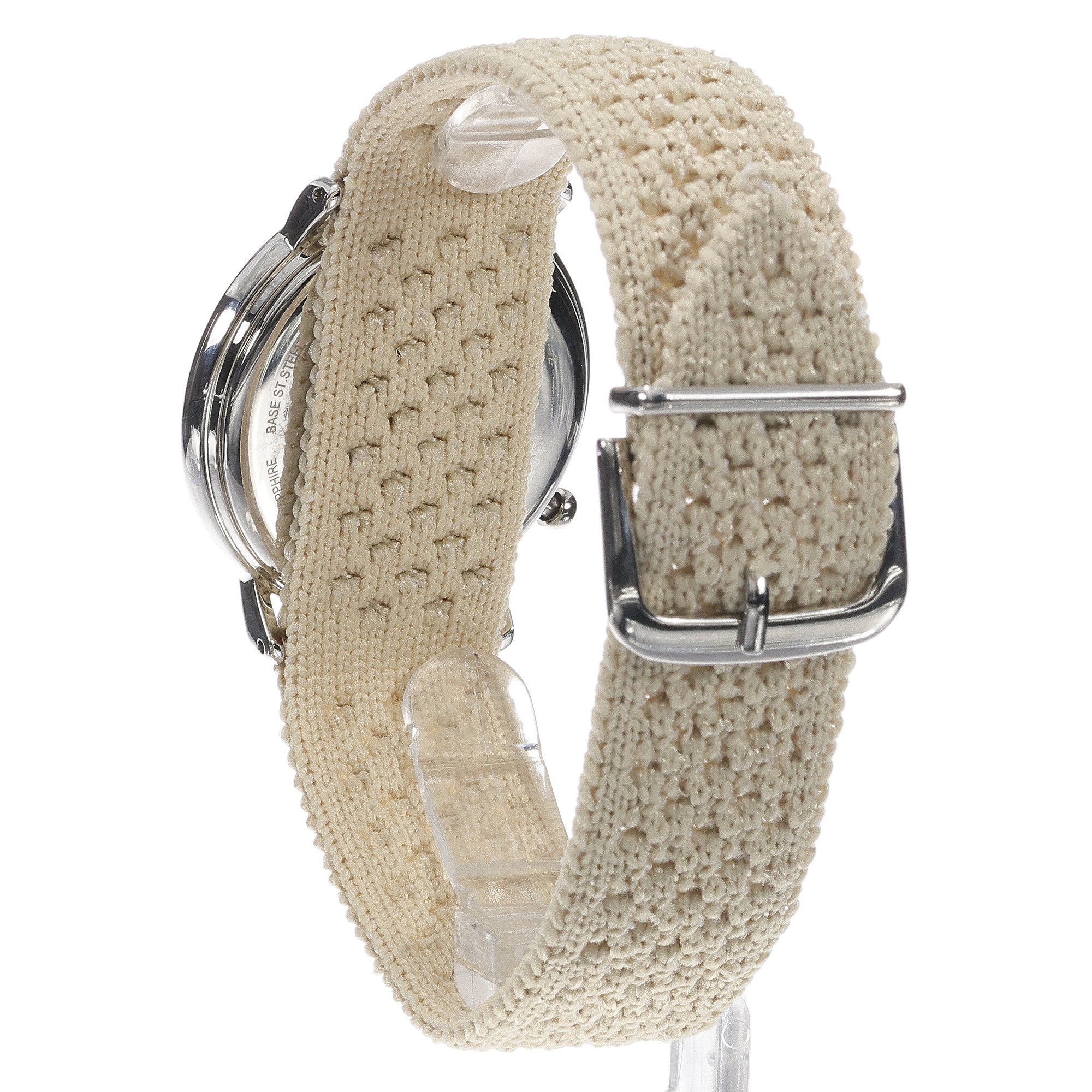 Citizen EM1006-40A zegarek srebrny klasyczny Lady pasek