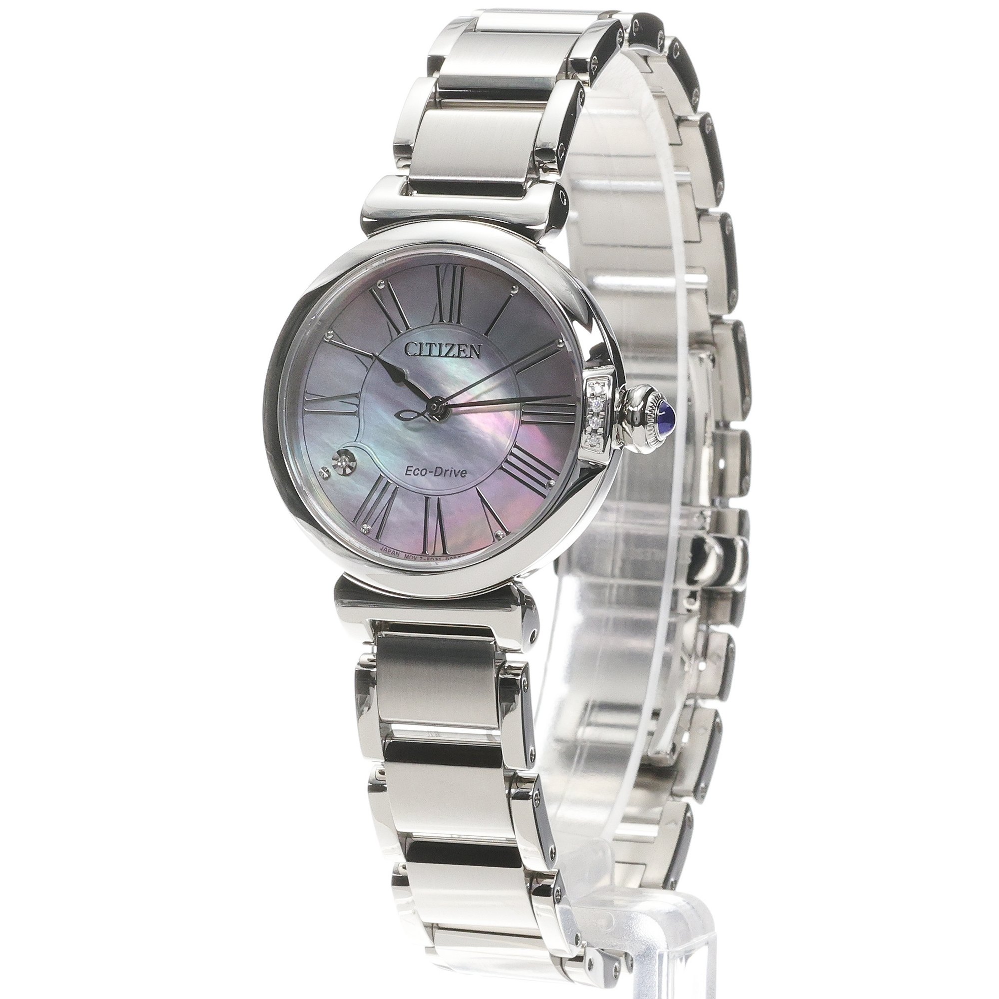 Citizen EM1060-87Y Ecodrive Citizen Lady May Bells zegarek damski klasyczny szafirowe - miniatura 2