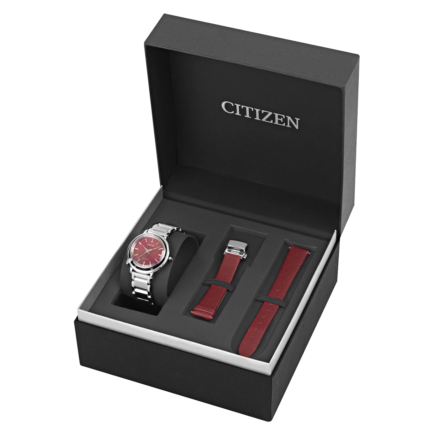 Citizen EM1090-78X zegarek damski Lady srebrny