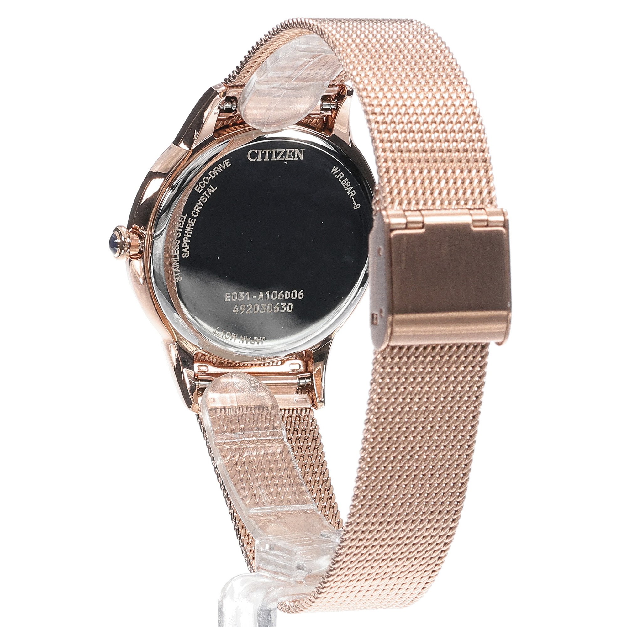 Citizen EM1153-88A damski zegarek Ecodrive bransoleta - miniatura 4