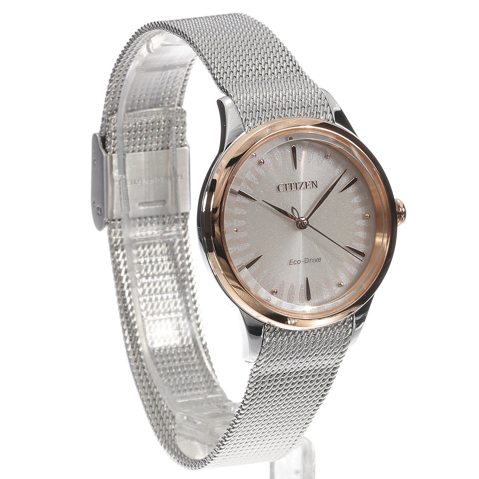 Citizen EM1156-80X damski zegarek Ecodrive bransoleta - miniatura 3