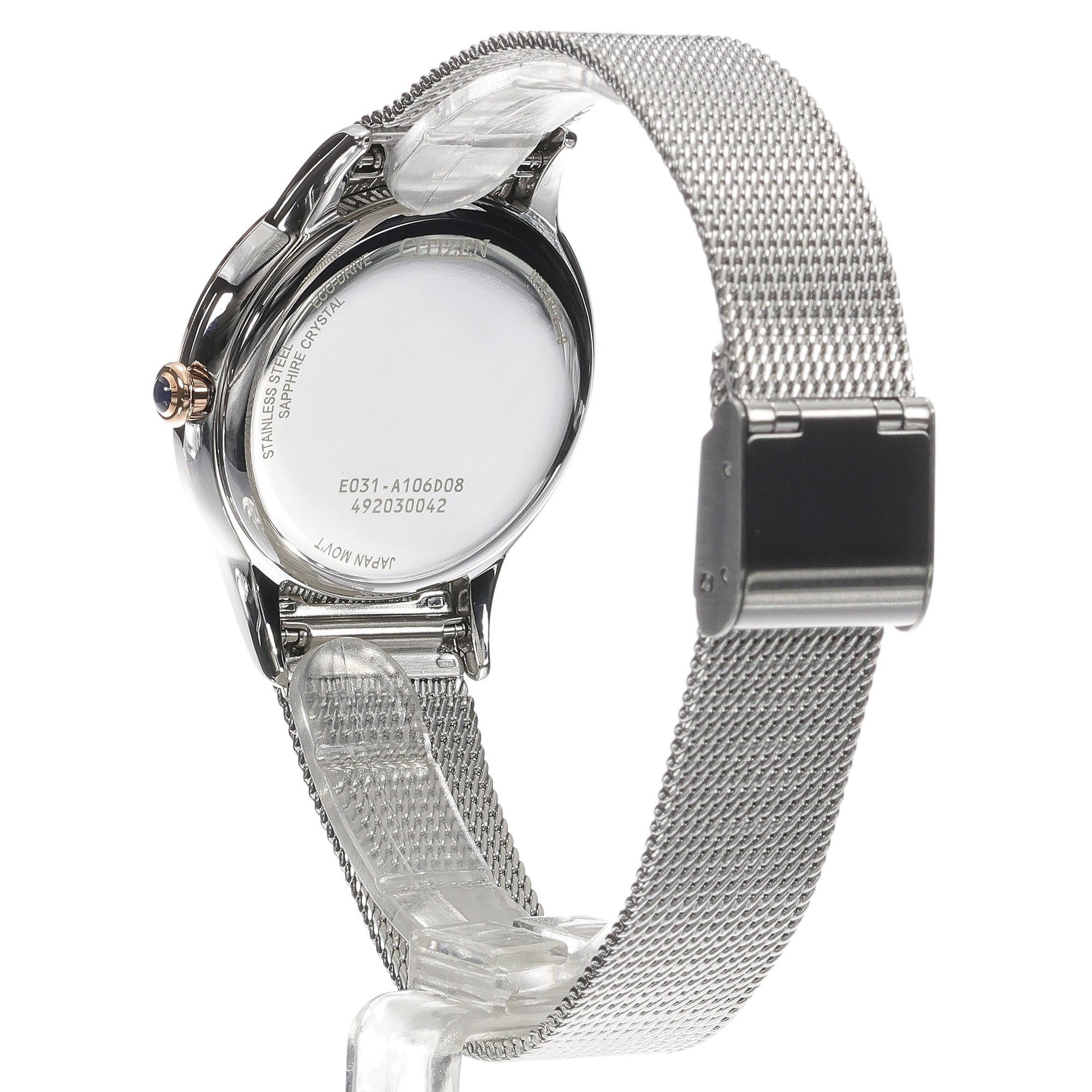 Citizen EM1156-80X damski zegarek Ecodrive bransoleta - miniatura 4