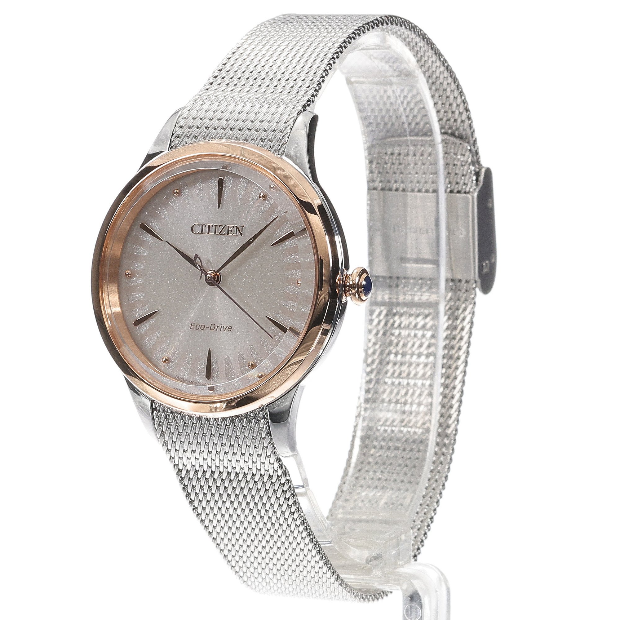 Citizen EM1156-80X damski zegarek Ecodrive bransoleta - miniatura 5