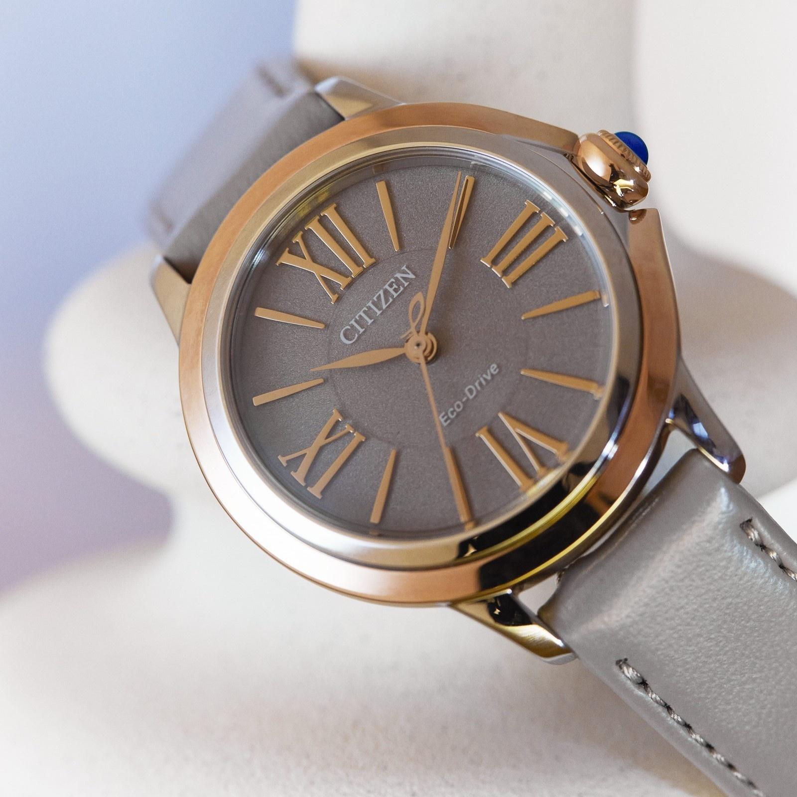 Citizen EM1166-01Z Eco-Drive Ceci Ecodrive elegancki zegarek srebrny