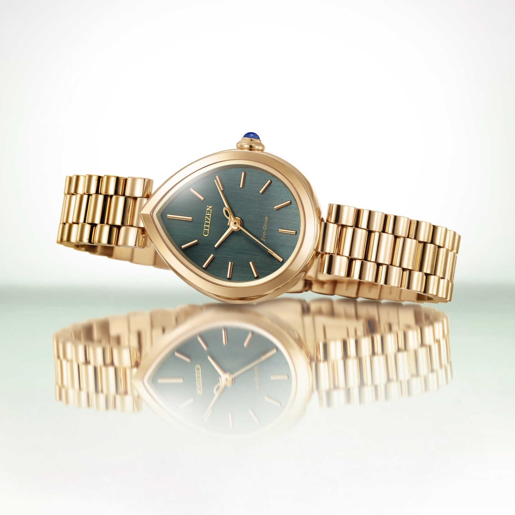 Citizen EM1203-57X zegarek różowe złoto elegancki Ecodrive bransoleta - miniatura 8