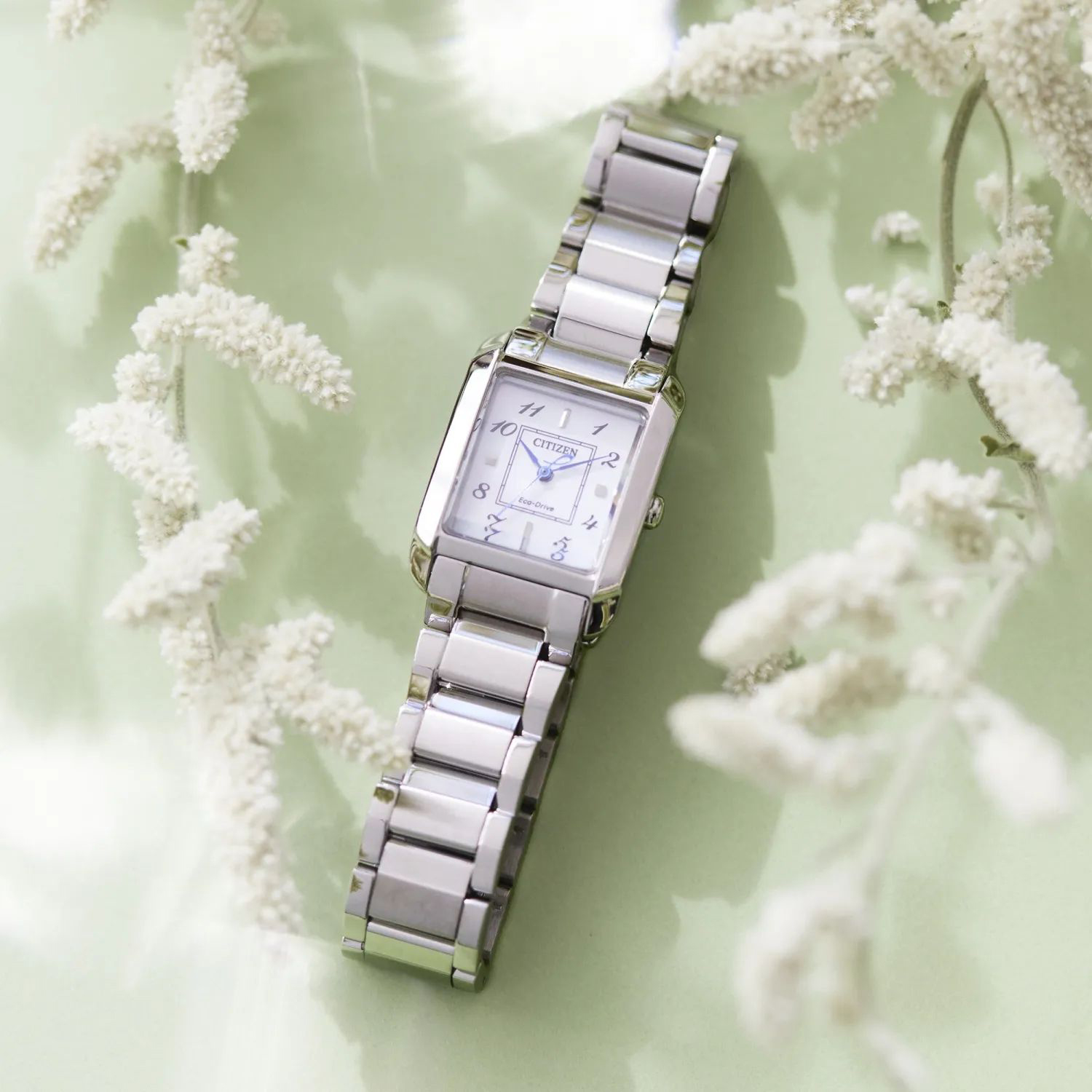 Citizen EW5600-87D zegarek srebrny klasyczny Lady bransoleta - miniatura 5