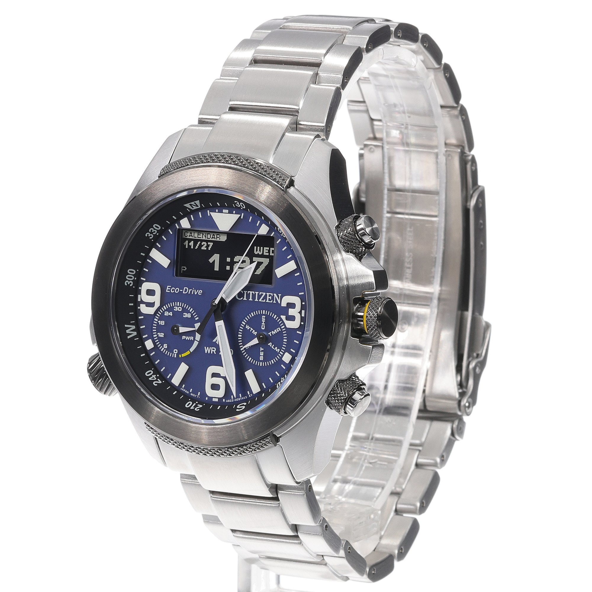 Citizen JV1006-51L Promaster Promaster Land zegarek męski sportowy szafirowe - miniatura 10