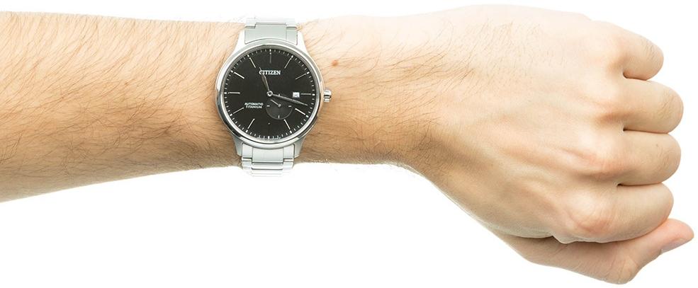 Citizen NJ0090-81E Titanium zegarek męski klasyczny szafirowe