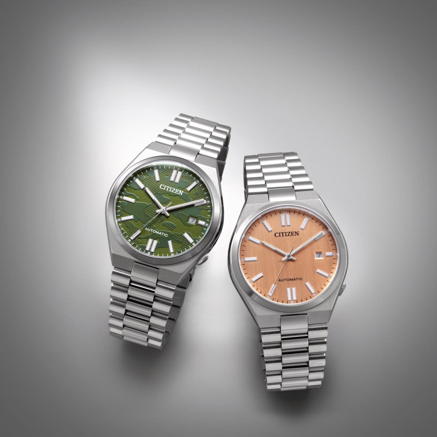 Citizen NJ0159-86X Tsuyosa Camo Green Automatic Classic Sapphire zegarek klasyczny Automat - miniatura 4