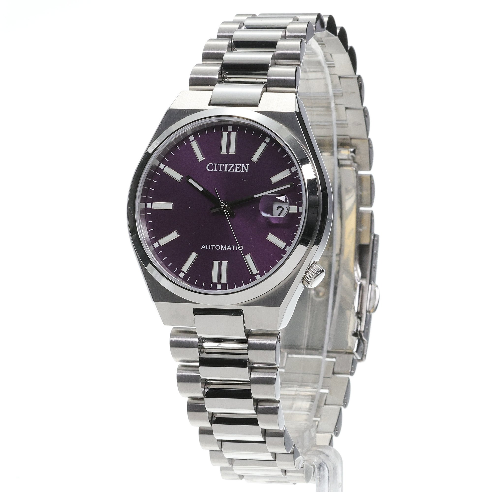 Citizen NJ0200-50W Tsuyosa 37 Time Slip Męskie klasyczny zegarek srebrny