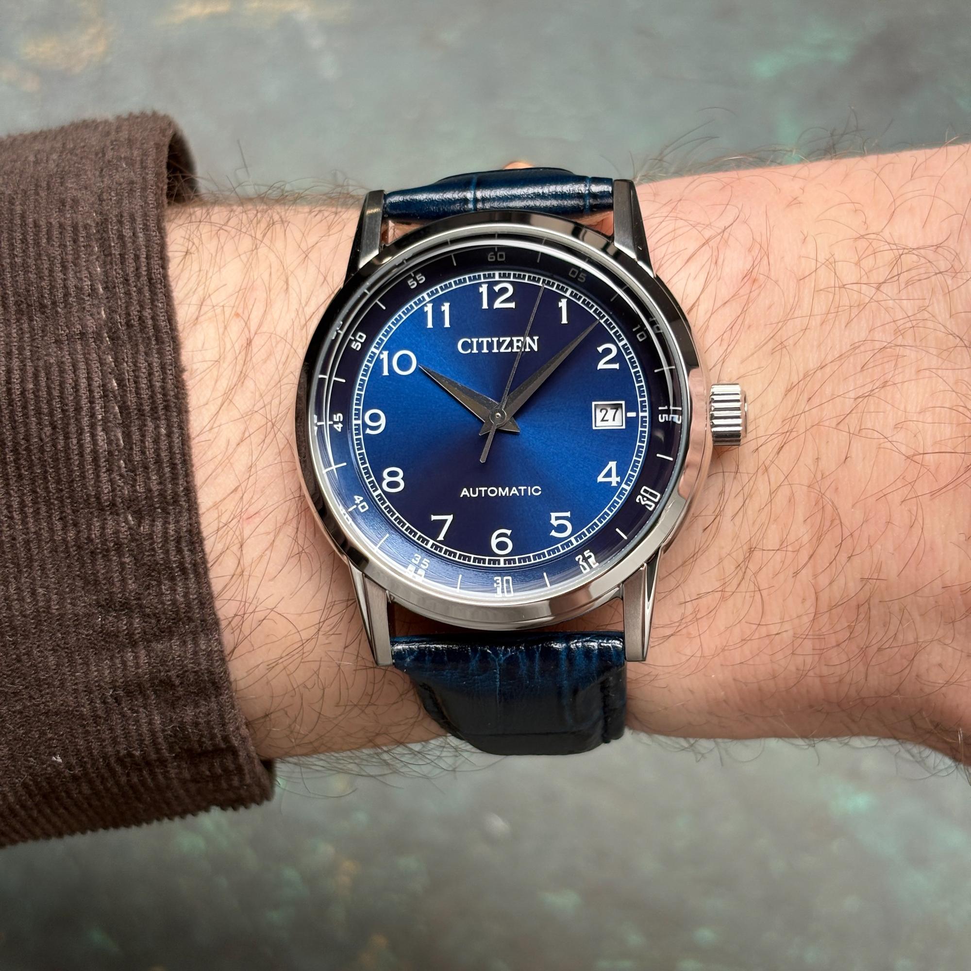 Citizen NJ0210-13L Męskie Classic Mechanical zegarek męski klasyczny mineralne