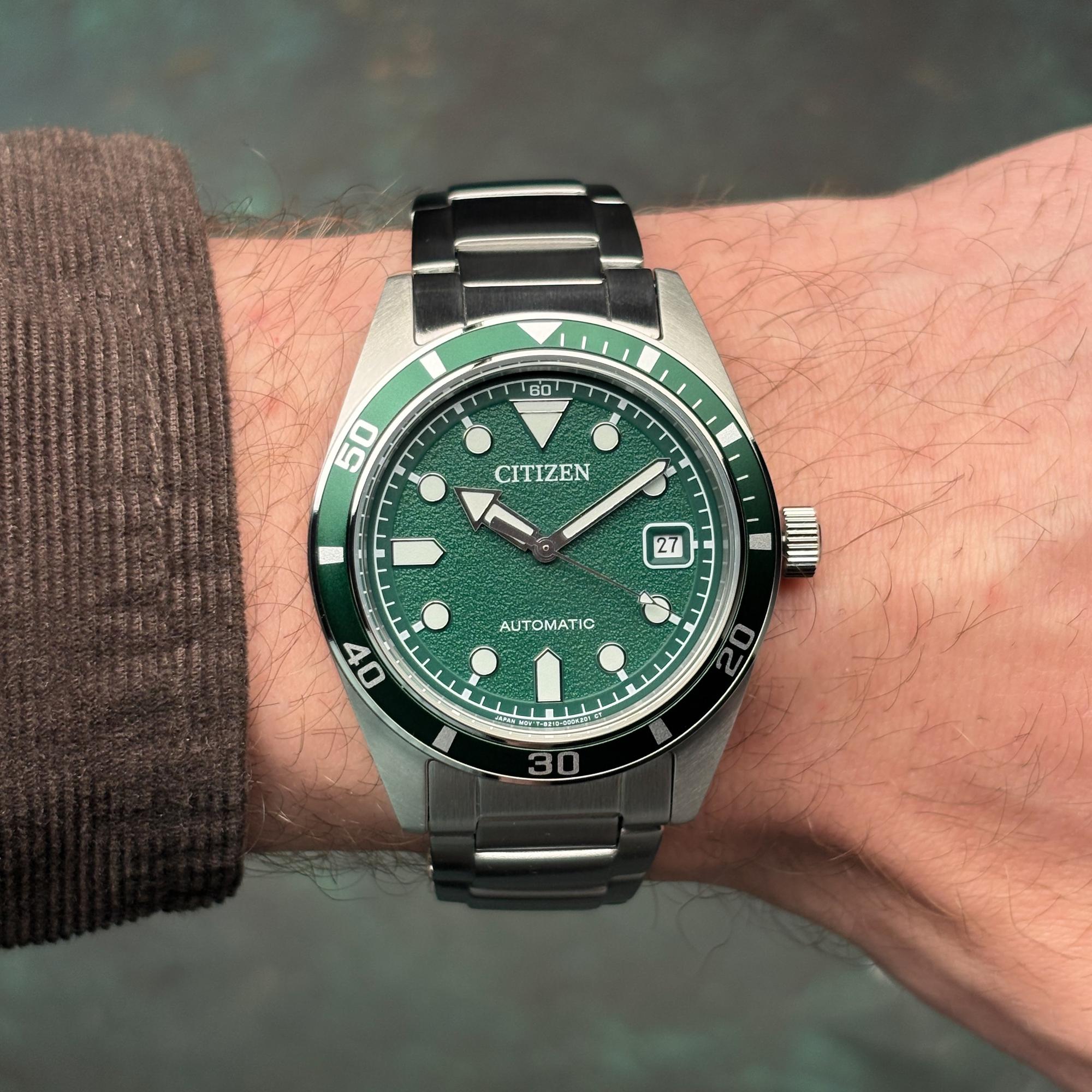 Citizen NJ0220-52X Męskie Marine Automatic zegarek męski klasyczny mineralne - miniatura 8