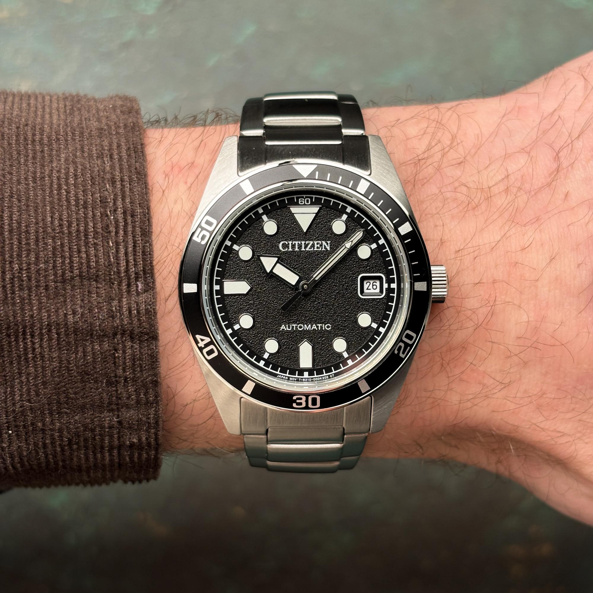 Citizen NJ0221-50E Męskie Marine Automatic zegarek męski klasyczny mineralne - miniatura 8