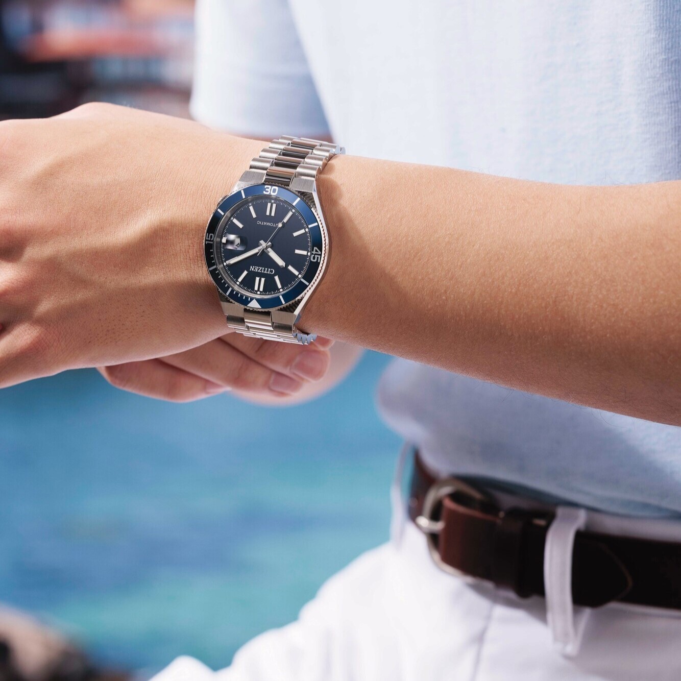 Tsuyosa Shore Automatic Citizen NJ0230-59L - hover