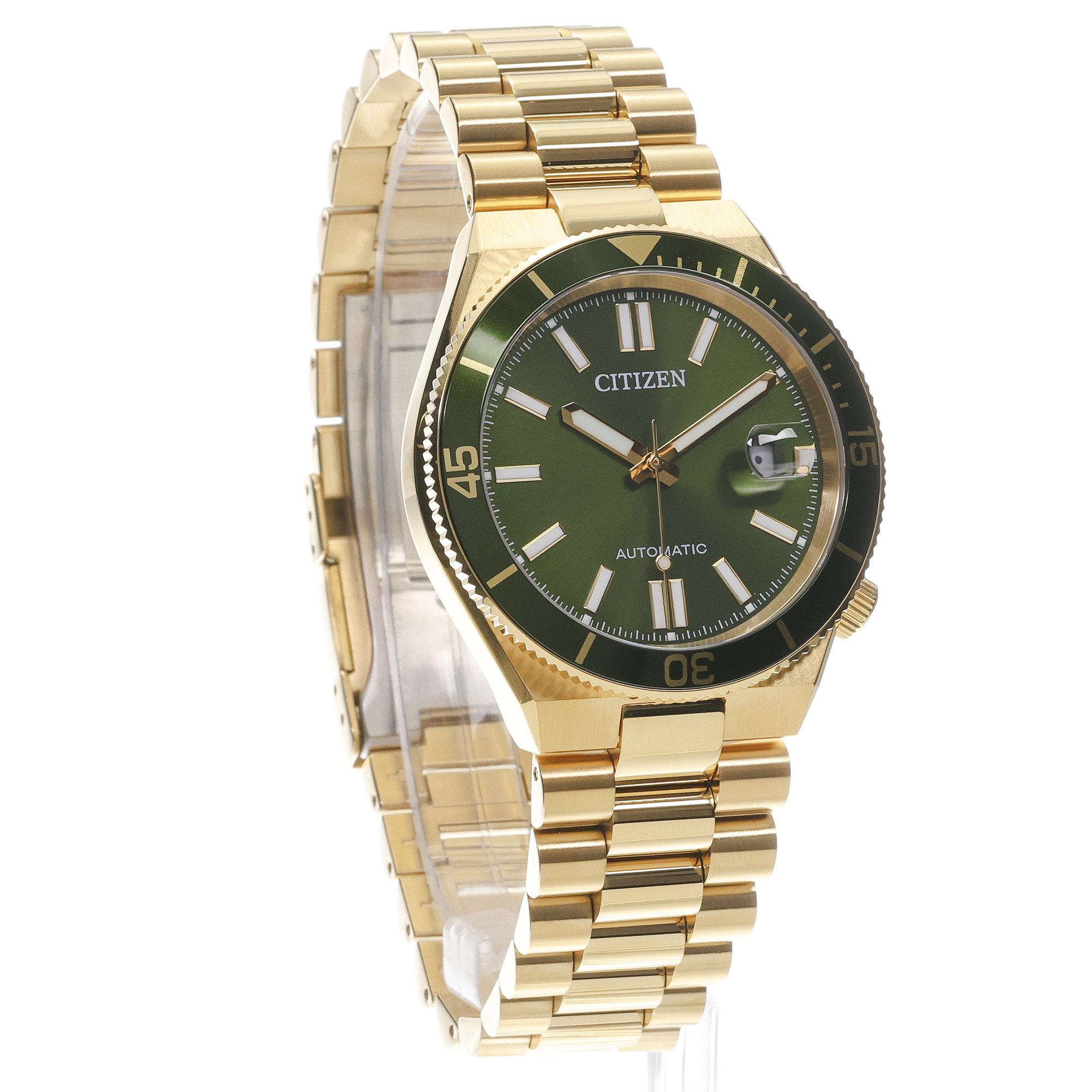 Citizen NJ0232-53X Tsuyosa Shore Automatic Męskie klasyczny zegarek złoty