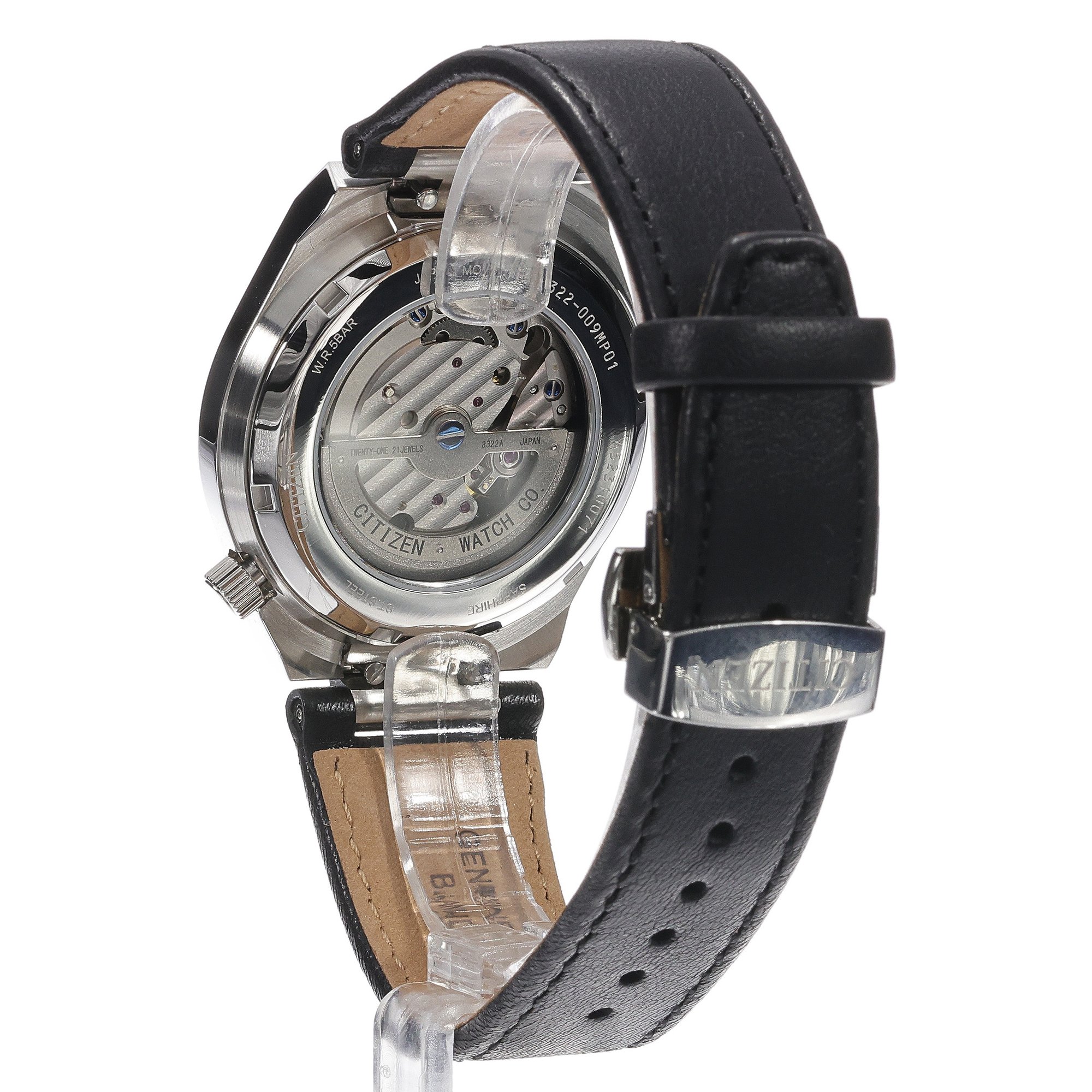 Citizen NK5010-01H Automat Tsuyosa Grey Automatic Small Second Classic Sapphire zegarek męski klasyczny szafirowe