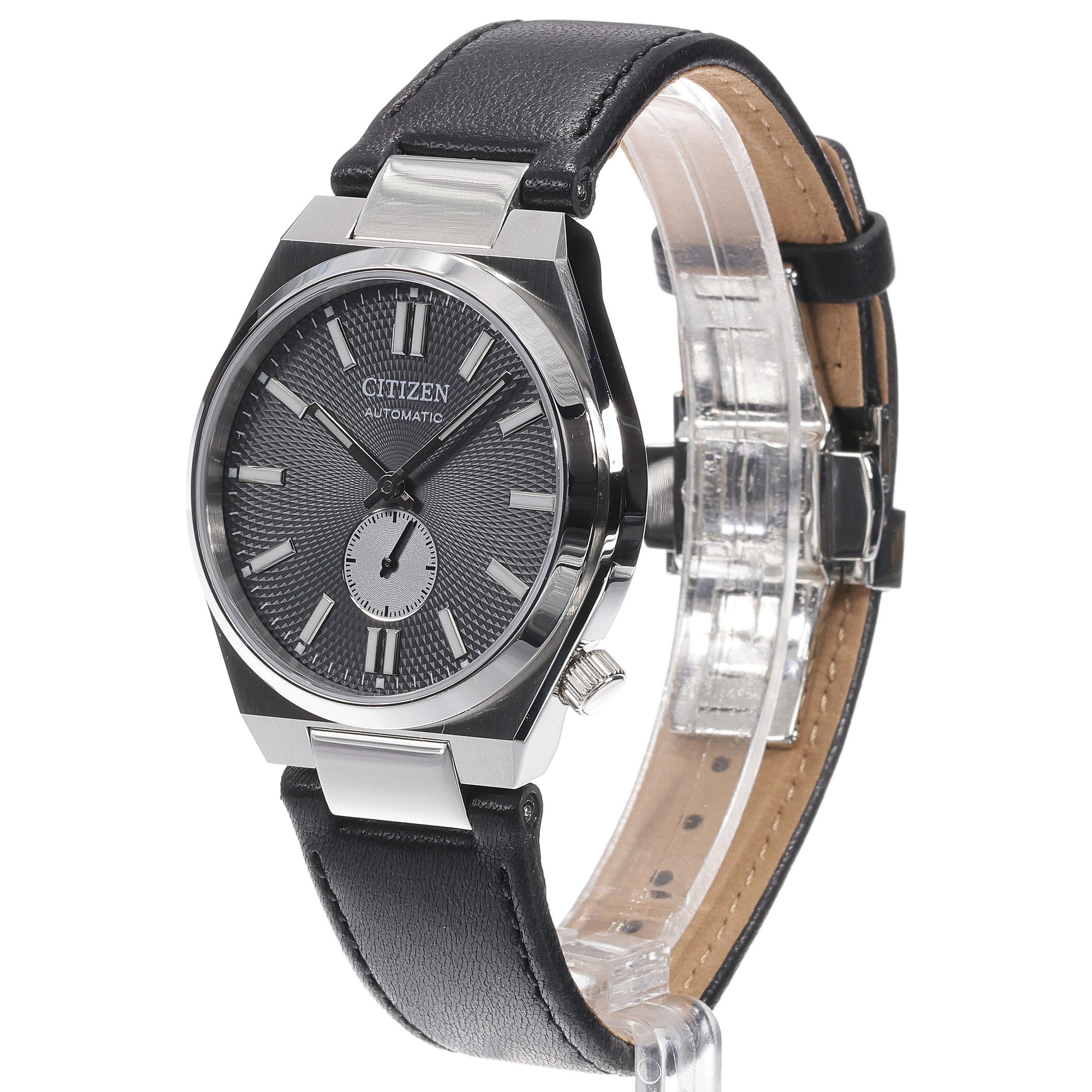 Citizen NK5010-01H Automat Tsuyosa Grey Automatic Small Second Classic Sapphire zegarek męski klasyczny szafirowe