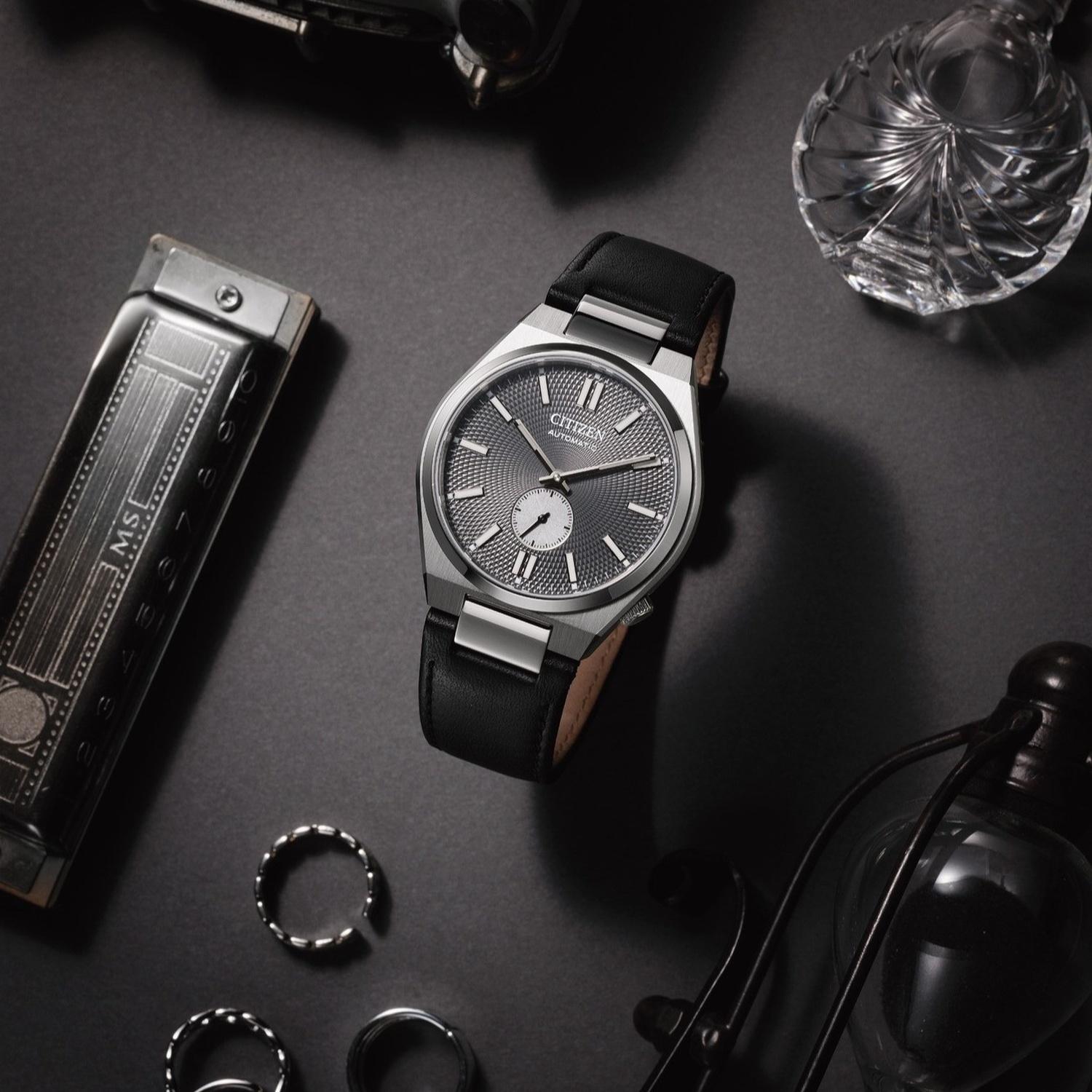 Citizen NK5010-01H zegarek męski Automat srebrny