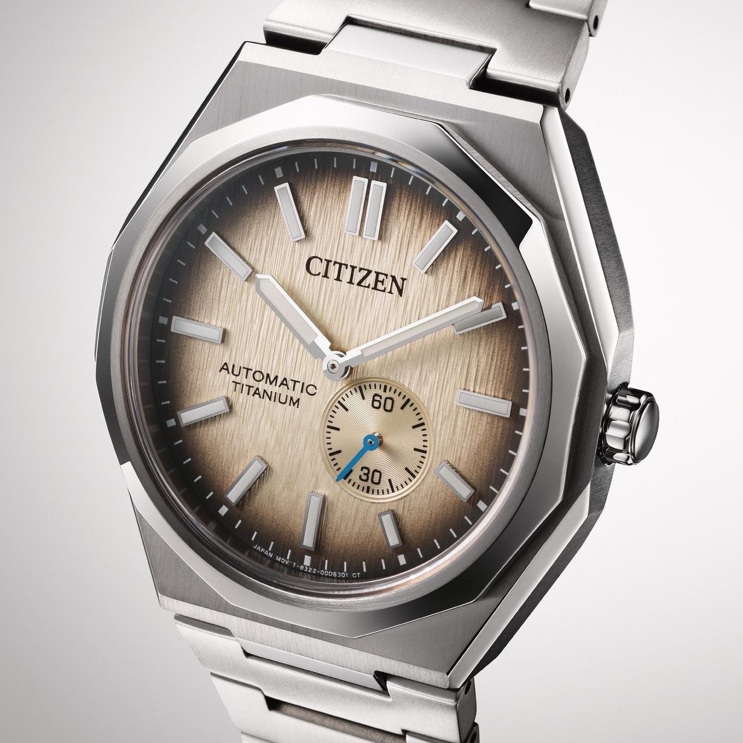 Citizen NK5020-58P zegarek srebrny klasyczny Automat bransoleta