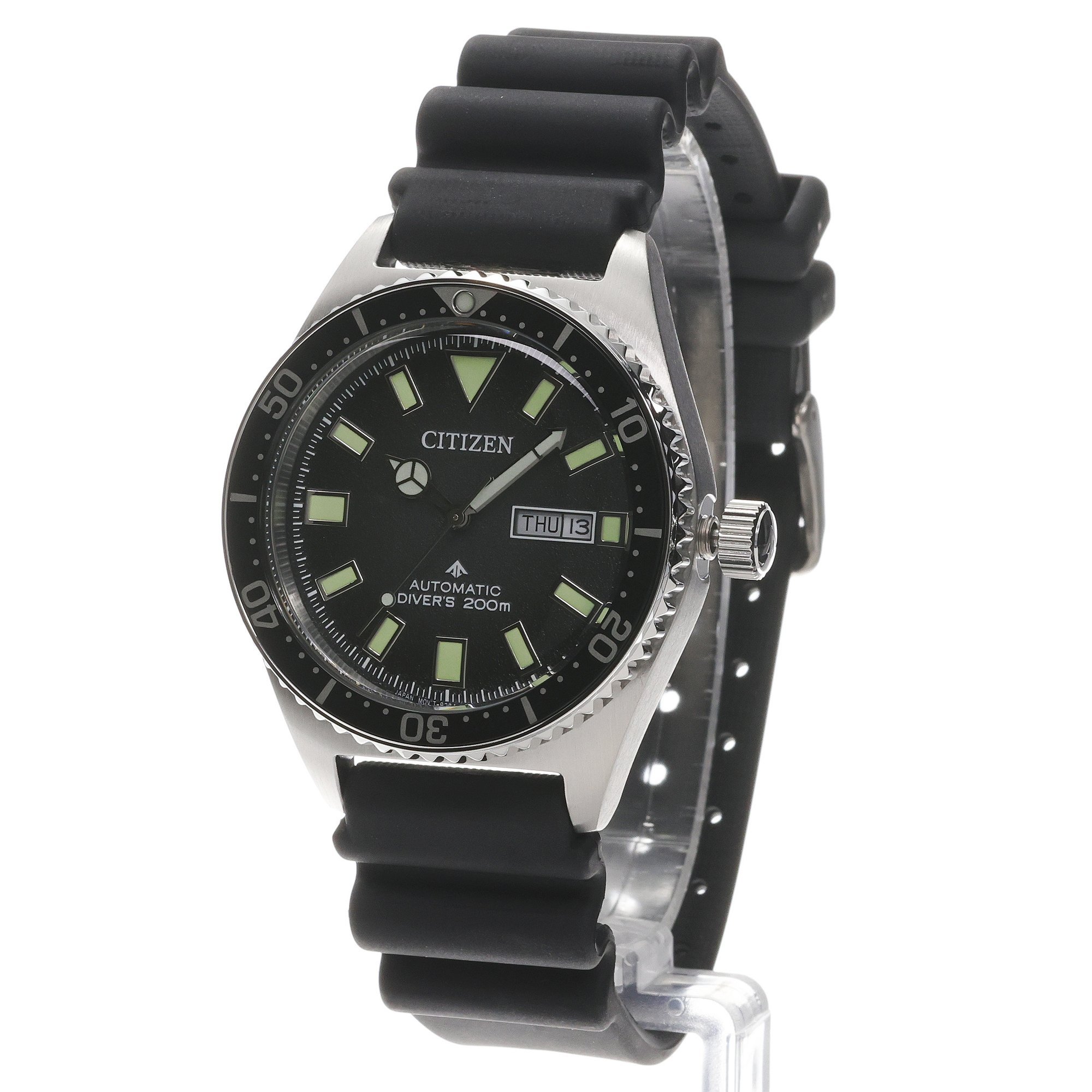 Citizen NY0120-01EC PROMASTER AUTOMATIC DIVER 200m Promaster klasyczny zegarek srebrny - miniatura 2