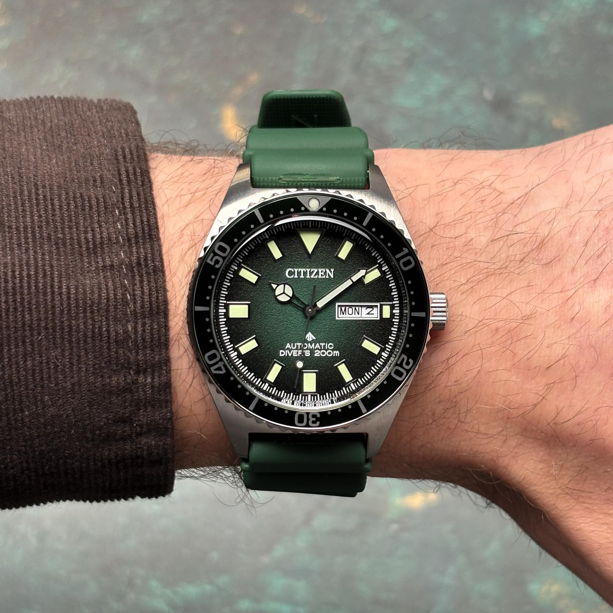 Citizen NY0121-09XC zegarek męski klasyczny Promaster pasek