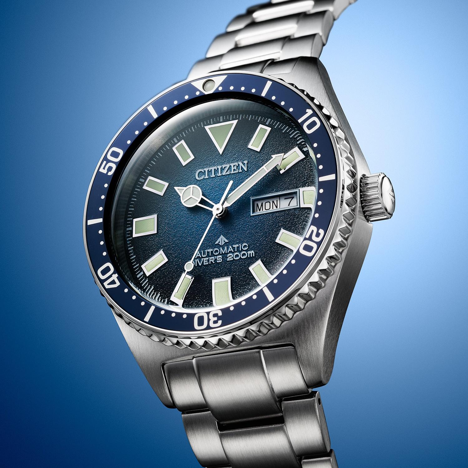 Citizen NY0129-58LE zegarek srebrny klasyczny Promaster bransoleta - miniatura 5