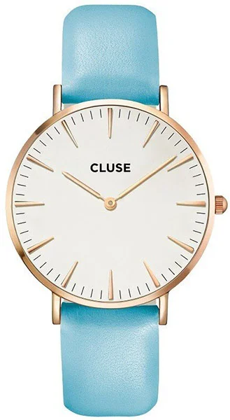 Zegarek Cluse damski Boho Chic Rose Gold white/Mint