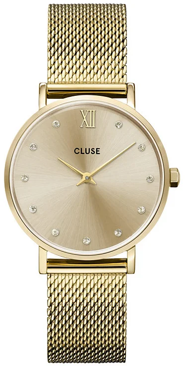 Cluse CW10204 Minuit Mesh Crystals/Full Gold - zdjęcie 1