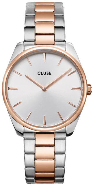 Steel, White, Rose Gold/Silver Colour Cluse CW11104 